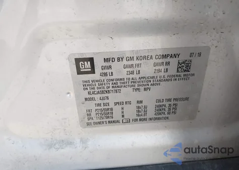 2019 Buick Encore Fwd Preferred from USA, damaged, VIN KL4CJASB2KB717872